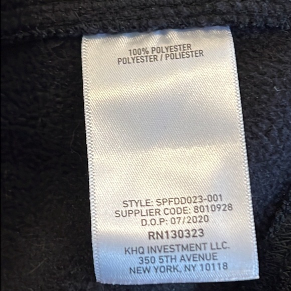 ⭐️ New Spyder Zip Up Jacket Small Black - Picture 8 of 9